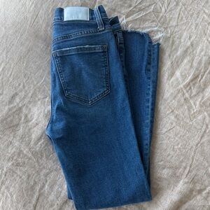 pistola light blue distressed denim jeans